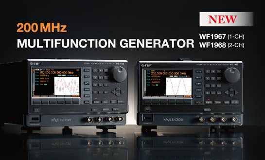 NF WF1968 200 MHz duel channel Multifunction Generator